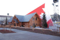 bc canada place log home