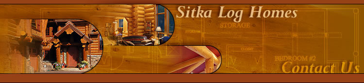 contact us about log homes