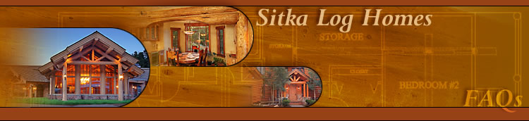 frequently asked questions about log homes