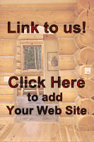 archway in a log home