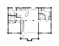 log home with more complicated design