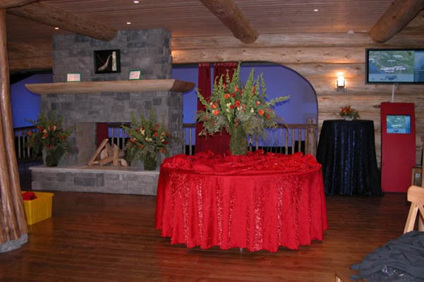 Reception area in BC Canada Place